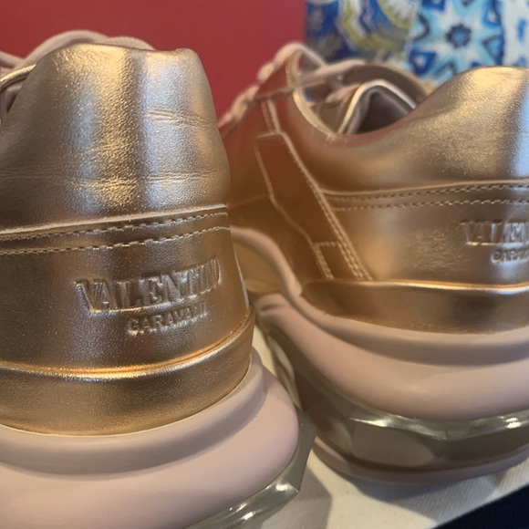 Valentino Garavani metallic copper sneakers - Picture 6 of 8